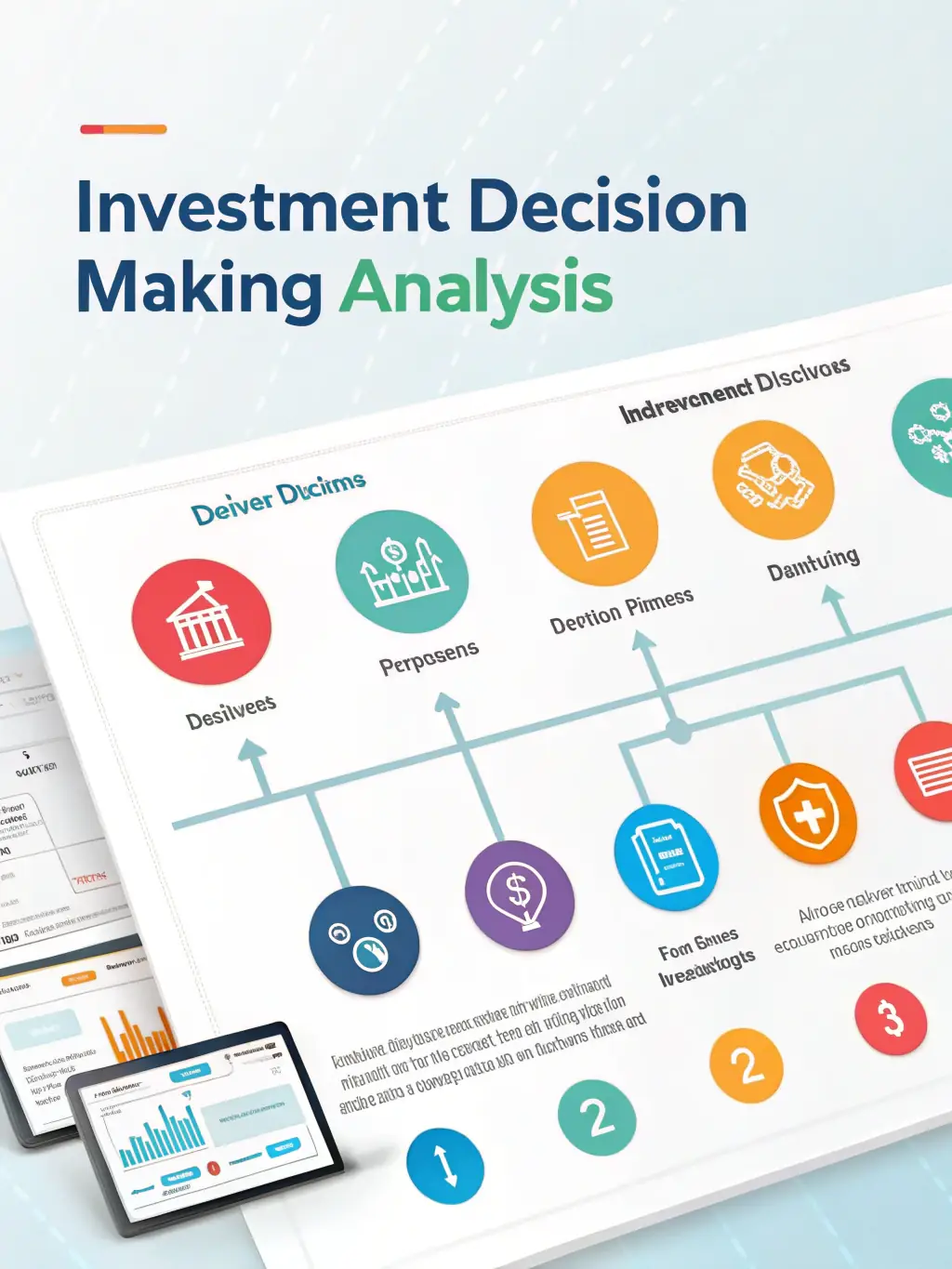 A visual representation of scenario analysis, showing different potential outcomes based on various market conditions and investment choices.