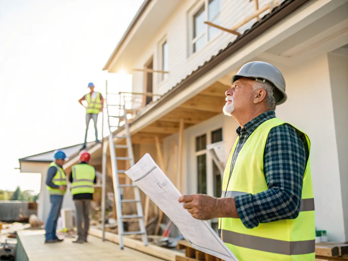 A project manager overseeing the construction progress of a real estate development, ensuring adherence to timelines and budget constraints.